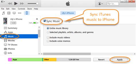 how to put music on iphone from computer with itunes