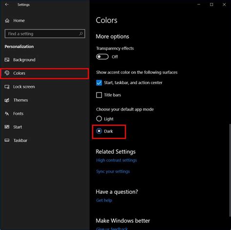 how to put my computer in dark mode