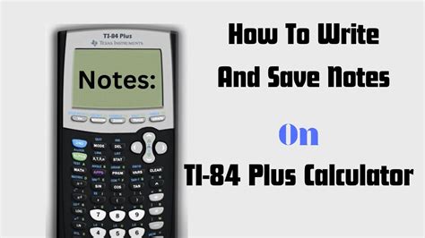 how to put notes on ti-84 plus from computer