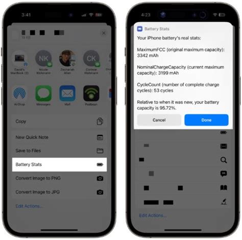 how to put number on iphone battery