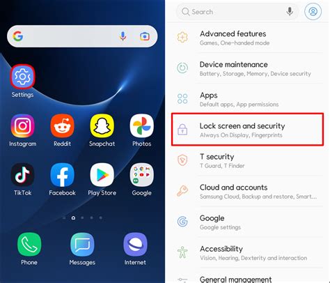 how to put passcode on apps samsung