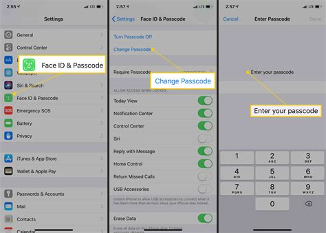 how to put passcode on iphone 16