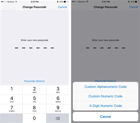 how to put passcode on photos in iphone