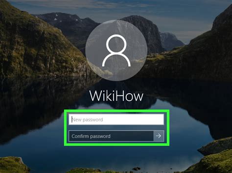 how to put password on computer lock screen windows 10