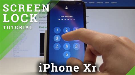 how to put password on iphone xr