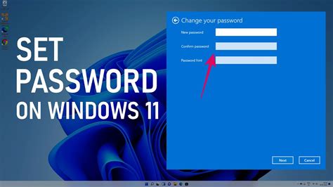 how to put passwords on apps windows 11