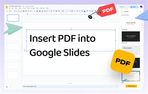 how to put pdf into google slides