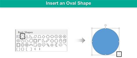 how to put picture in oval shape in powerpoint