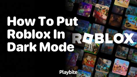 how to put roblox on dark mode iphone