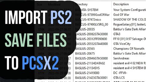 how to put save data on pcsx2 memory card