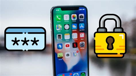 how to put security code on iphone