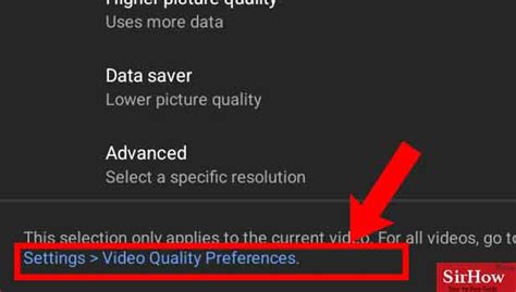 how to put settings on youtube