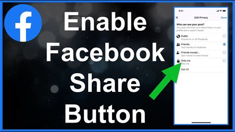 how to put share button on facebook page