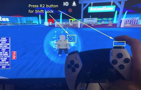 how to put shift lock on roblox ps5
