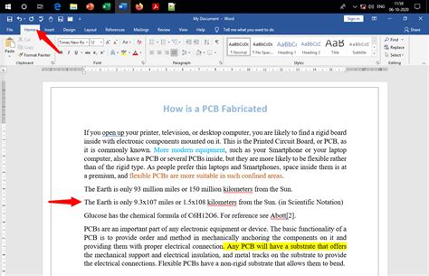 how to put something in superscript in word