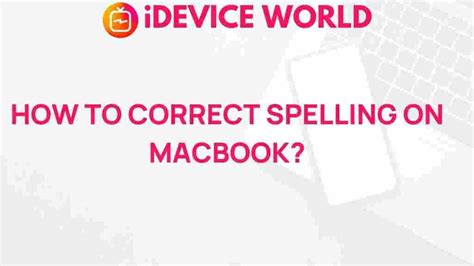 how to put spell check on macbook