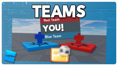 how to put teams in roblox studio