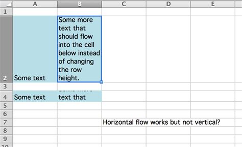 how to put text below in excel