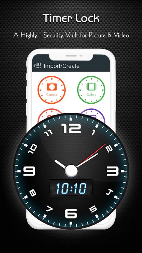 how to put timer lock on apps