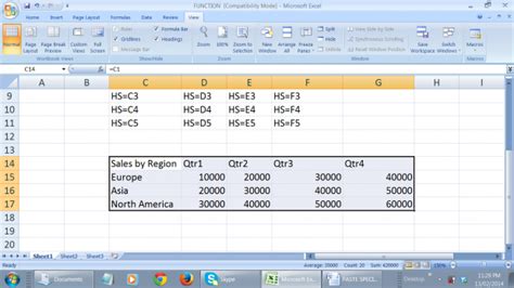 how to put transpose in excel