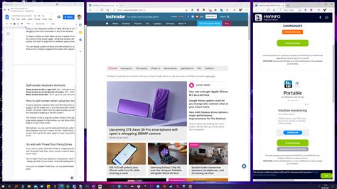 how to put two apps on one screen pc