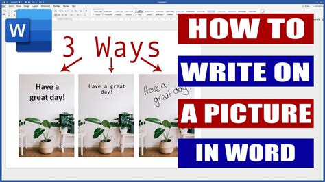 how to put writing next to a picture on microsoft word