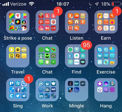 how to put your apps in folders on iphone