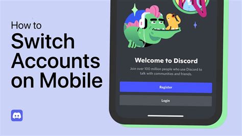 how to quickly switch accounts on discord mobile