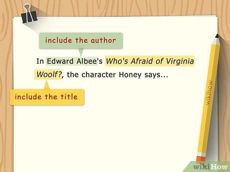 how to quote a play in text citation
