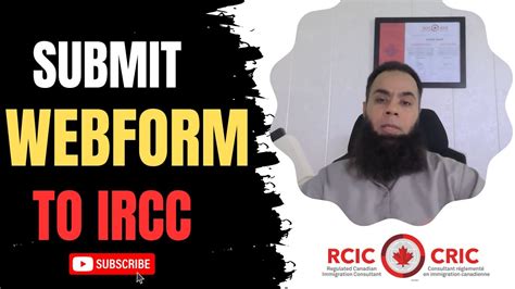 how to raise webform ircc for study visa