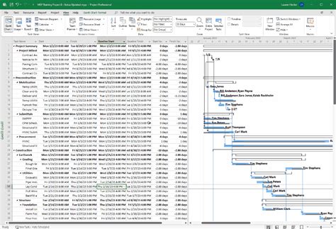how to re baseline a project in ms project