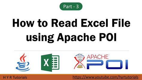 how to read excel file using apache poi