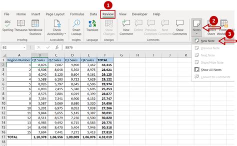 how to read full note in excel