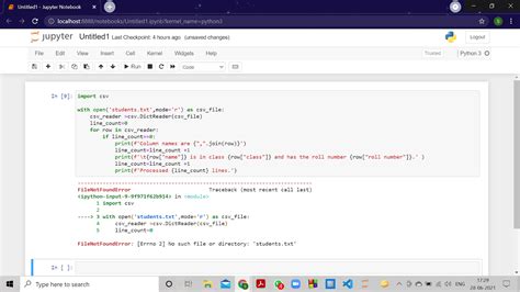 how to read through a csv file in python