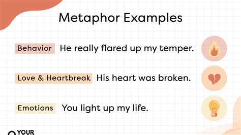 how to recognize metaphors