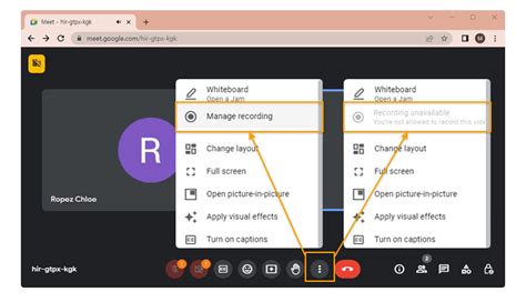 how to record a google meet presentation with audio