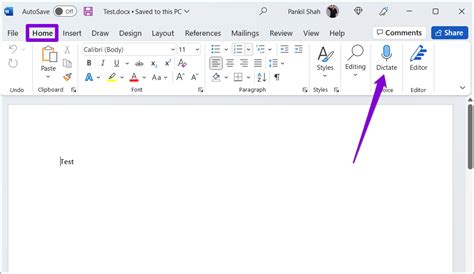 how to record notes in word