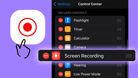 how to record on iphone while in another app