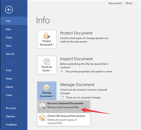 how to recover a deleted file in microsoft word