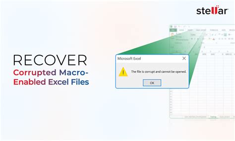 how to recover corrupted macro enabled excel file