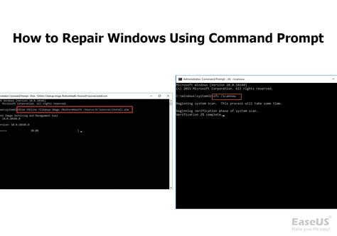 how to recover windows 10 using cmd