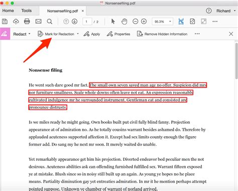 how to redact in pdfdocs