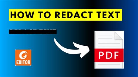 how to redact using foxit pdf editor