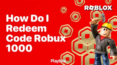 how to redeem 1000 robux code