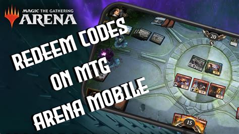 how to redeem arena codes on mobile