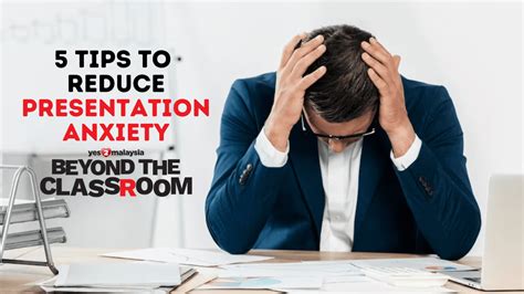 how to reduce anxiety before presentation