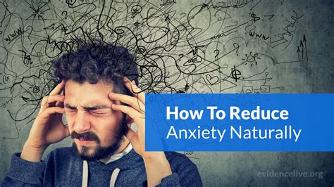 how to reduce anxiety disorder naturally