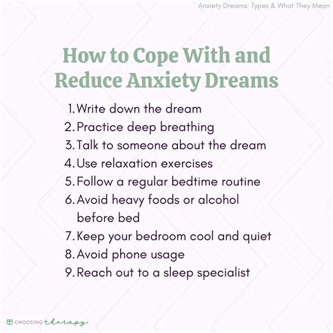 how to reduce anxiety dreams