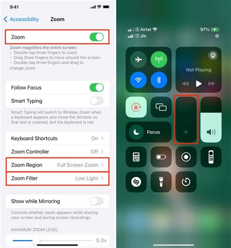 how to reduce brightness in iphone 16