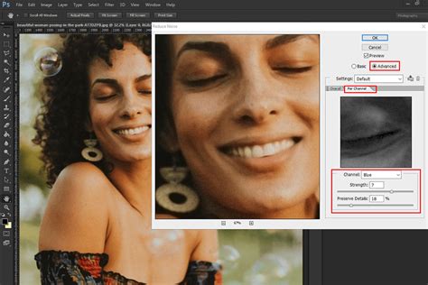how to reduce color noise in photoshop